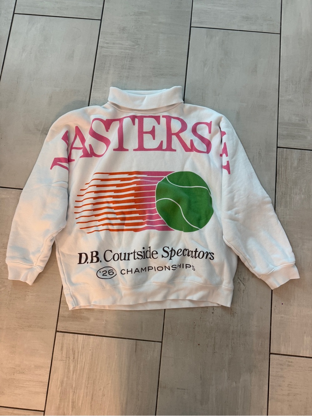DAIRY BOY Masters tennis rollneck size XS/S - Picture 2 of 5